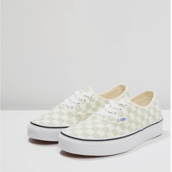 Vans Shoes - Vans Authentic Green Checkered Sneaker